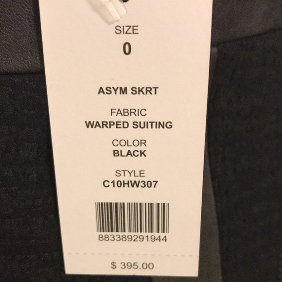 Helmut Lang leather trim mini skirt - Picture 3 of 3